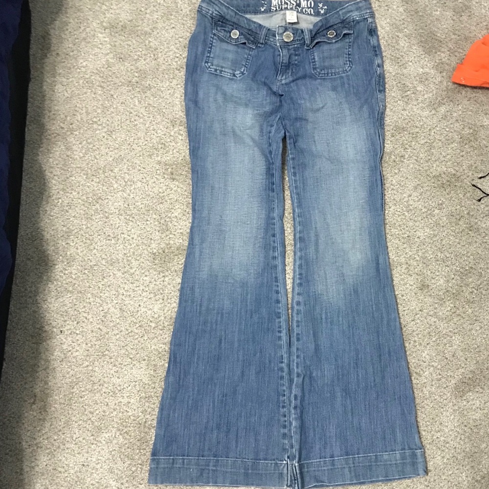 Low Rise Flared Jeans